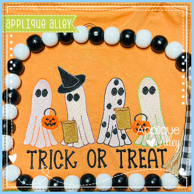 STITCHED GHOST GROUP TRICK OR TREAT 7537AAEH