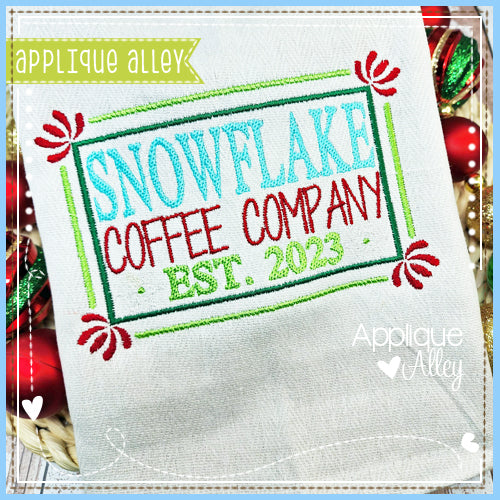 STITCH SNOWFLAKE COFFEE CO 7830AAEH
