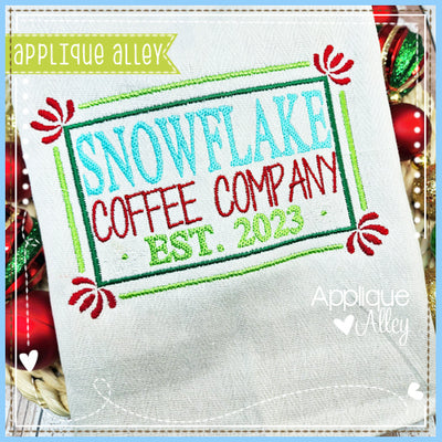 STITCH SNOWFLAKE COFFEE CO 7830AAEH