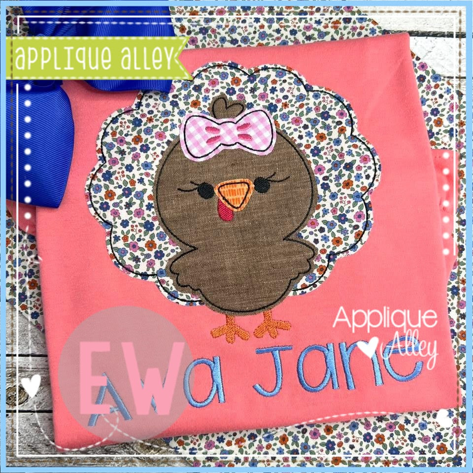 VINTAGE BABY TURKEY BOW AAEW8934