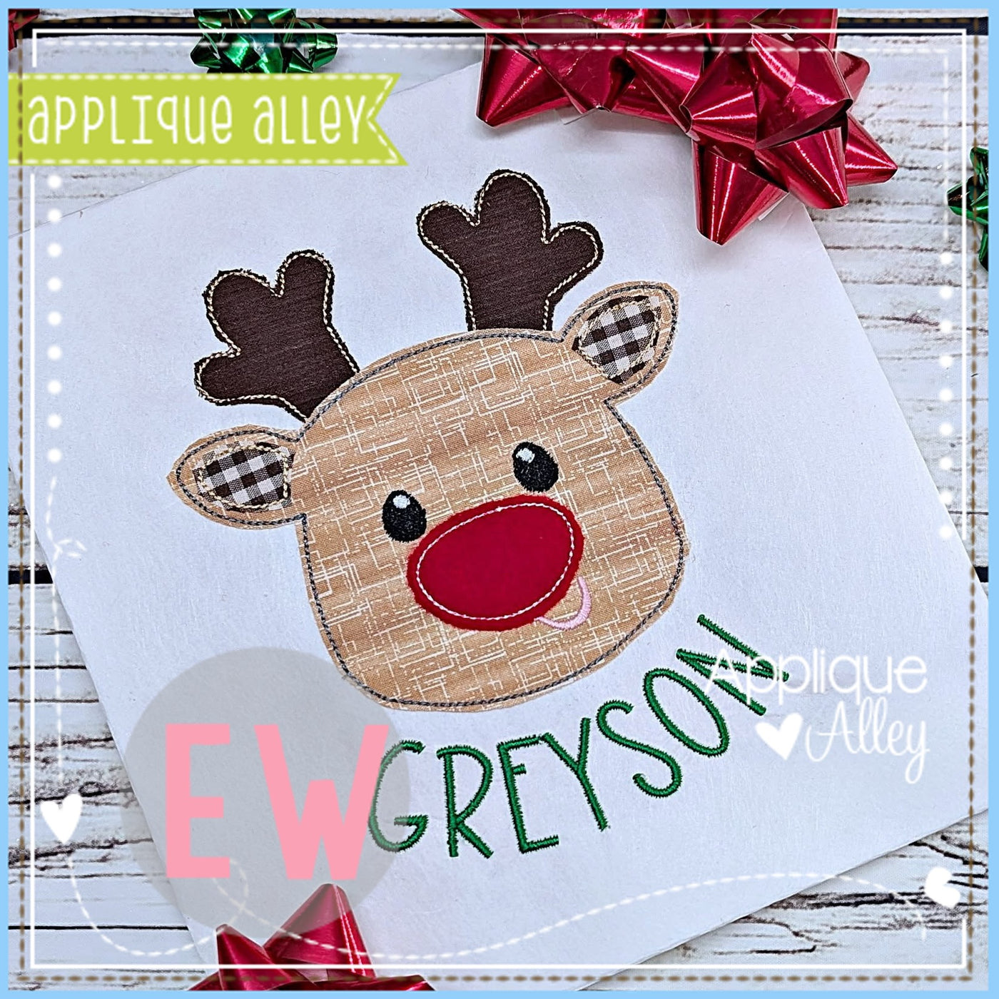 VINTAGE BOYISH REINDEER FACE AAEW8983