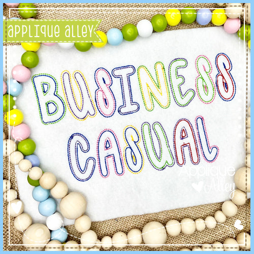 VINTAGE BUSINESS CASUAL FONT (7 SIZES)  7584AAEH