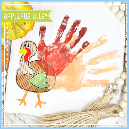 VINTAGE HANDPRINT TURKEY 8344AAEH