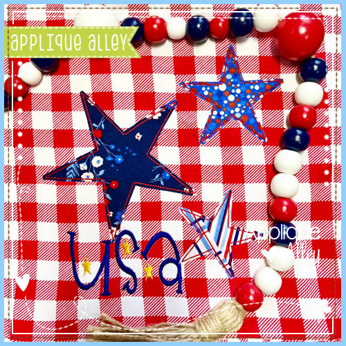 VINTAGE PATRIOTIC STARS 8115AAEH