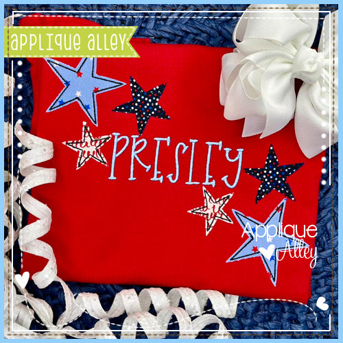 VINTAGE PATRIOTIC STARS 8115AAEH