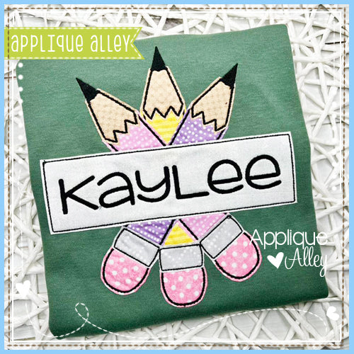 VINTAGE PENCIL BUNCH WITH NAMEPLATE AAEH8709