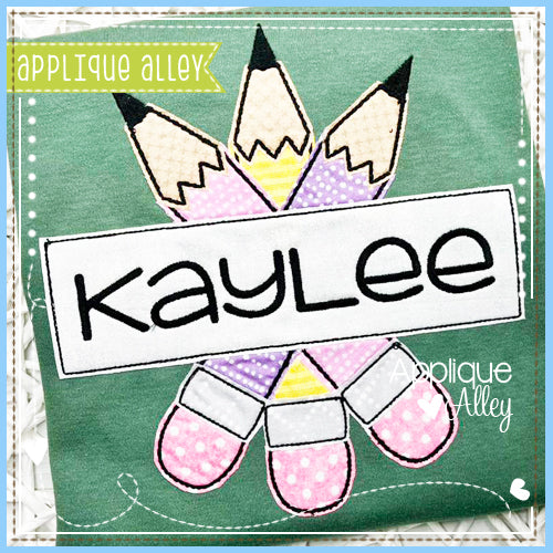 VINTAGE PENCIL BUNCH WITH NAMEPLATE AAEH8709
