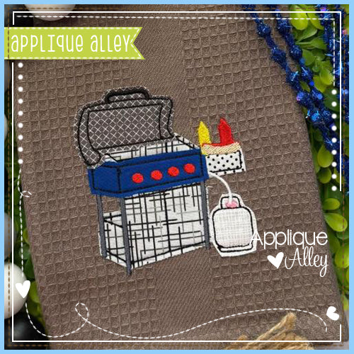 VINTAGE PROPANE GRILL WITH HOTDOG AAEH8669