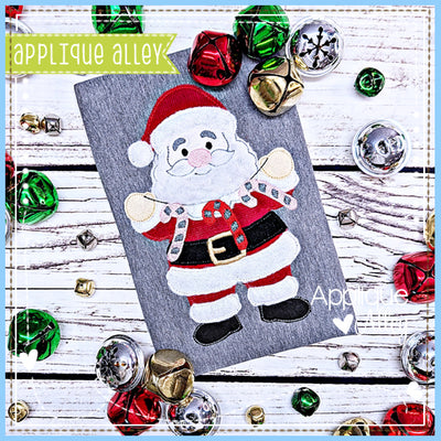 VINTAGE SANTA WITH CANDY CANES AAEH8956