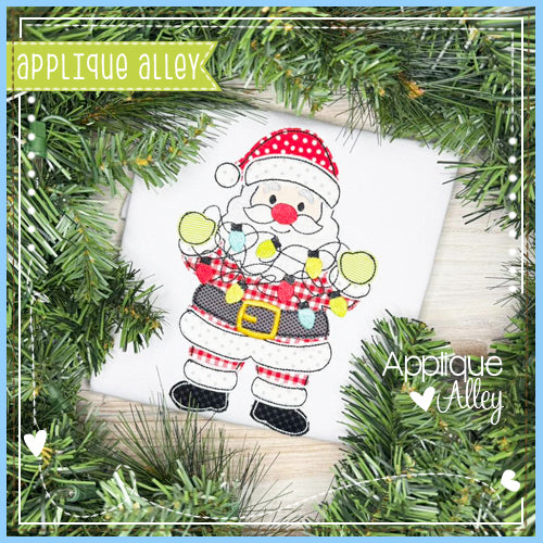 VINTAGE SANTA WITH LIGHTS AAEH8957