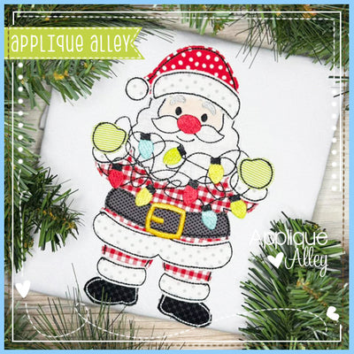 VINTAGE SANTA WITH LIGHTS AAEH8957