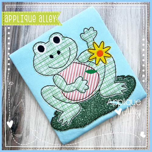VINTAGE SILLY FROGGY WITH FLOWER 7252AAEH