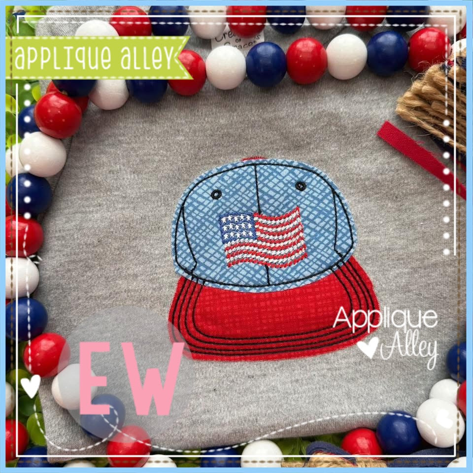 VINTAGE TRUCKER HAT FLAG AAEW8699
