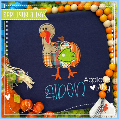 VINTAGE TURKEY IN A PUMPKIN AAEH8757
