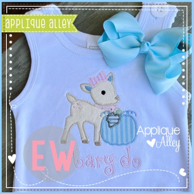 ZZ BABY DEER BOW PUMPKIN AAEW8878