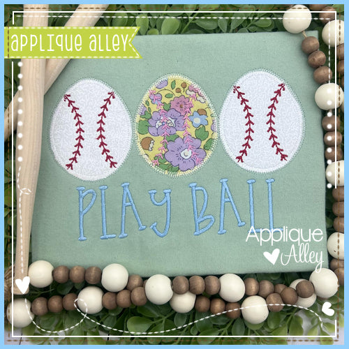 ZZ BASEBALL SOFTBALL EGG TRIO 8488AAEH