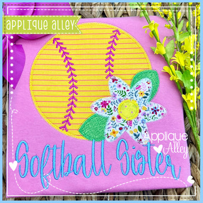 ZZ BASEBALL SOFTBALL FLOWER 8543AAEH