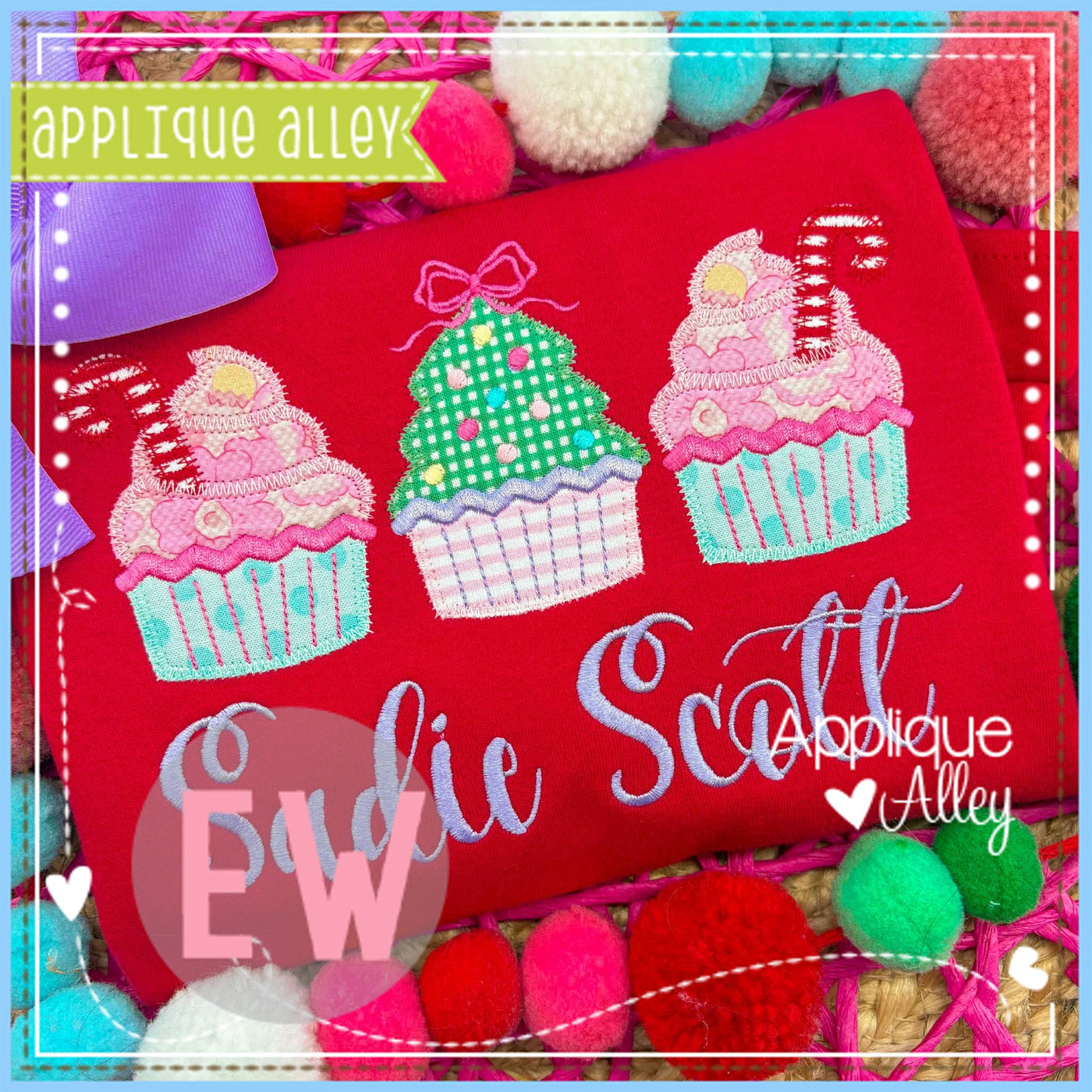 ZZ CHRISTMAS CUPCAKES AAEW8819