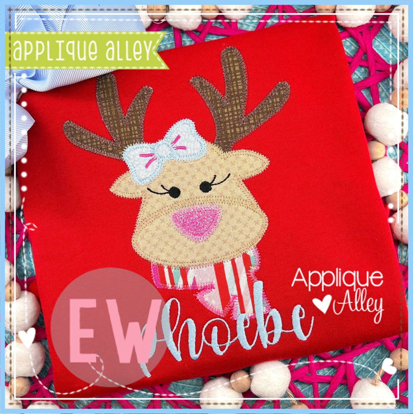 ZZ DEER WITH SCARF BOW AAEW8866