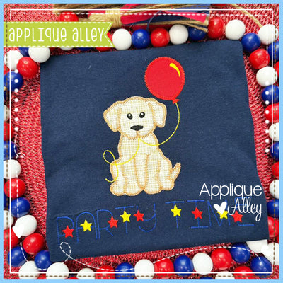 ZZ DIGGER PUPPY WITH BALLOON AAEH8686