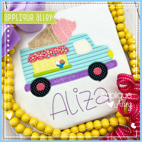 ZZ ICE CREAM FOOD TRUCK AAEH8652