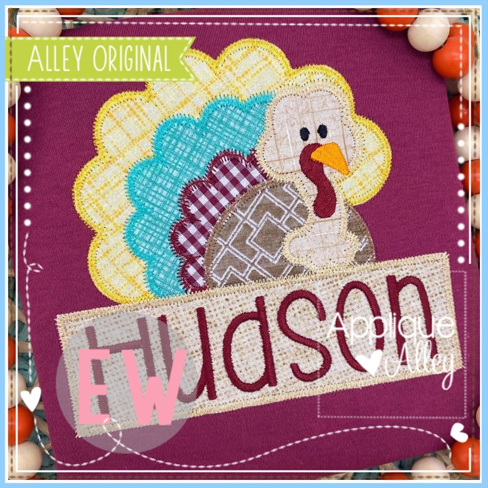 ZZ LARRY TURKEY NAME PLATE 7418AAEW