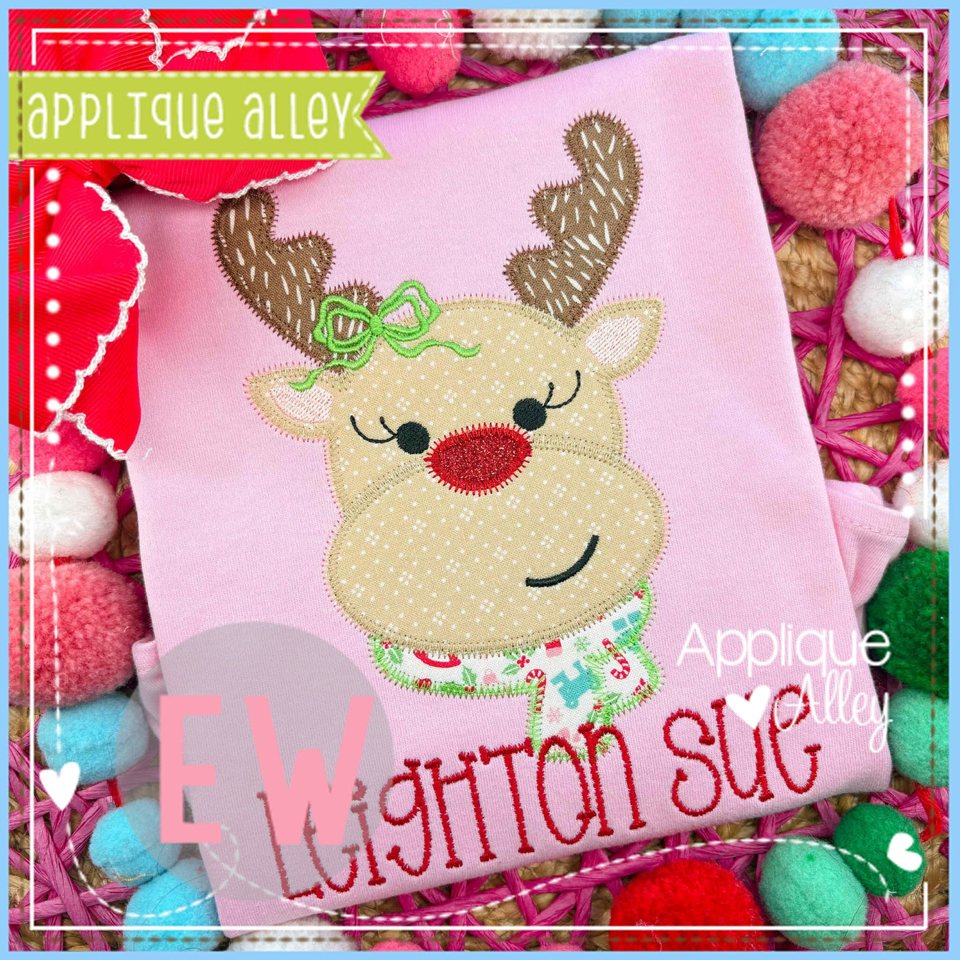 ZZ REINDEER WITH BOW AND SCARF AAEW8820