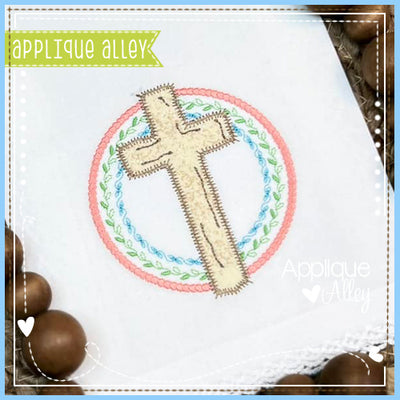 ZZ RUGGED CROSS IN DECORATIVE FRAME 8520AAEH