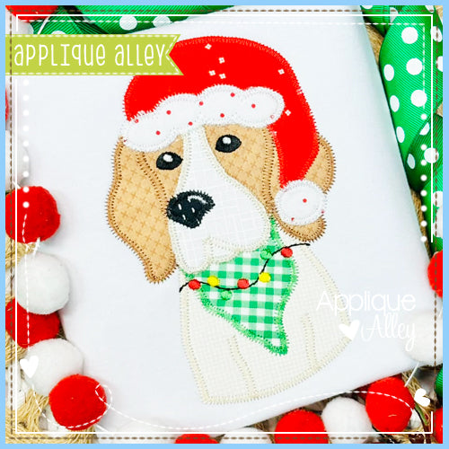 ZZ SANTA CLAUS BEAGLE HEAD 8341AAEH