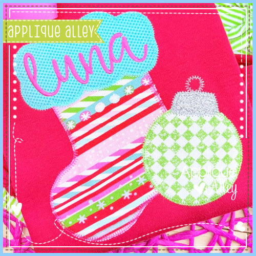 ZZ CHRISTMAS STOCKING AND ORNAMENT AAEH8970