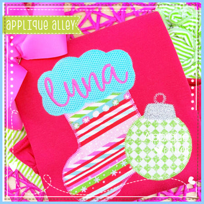 ZZ CHRISTMAS STOCKING AND ORNAMENT AAEH8970