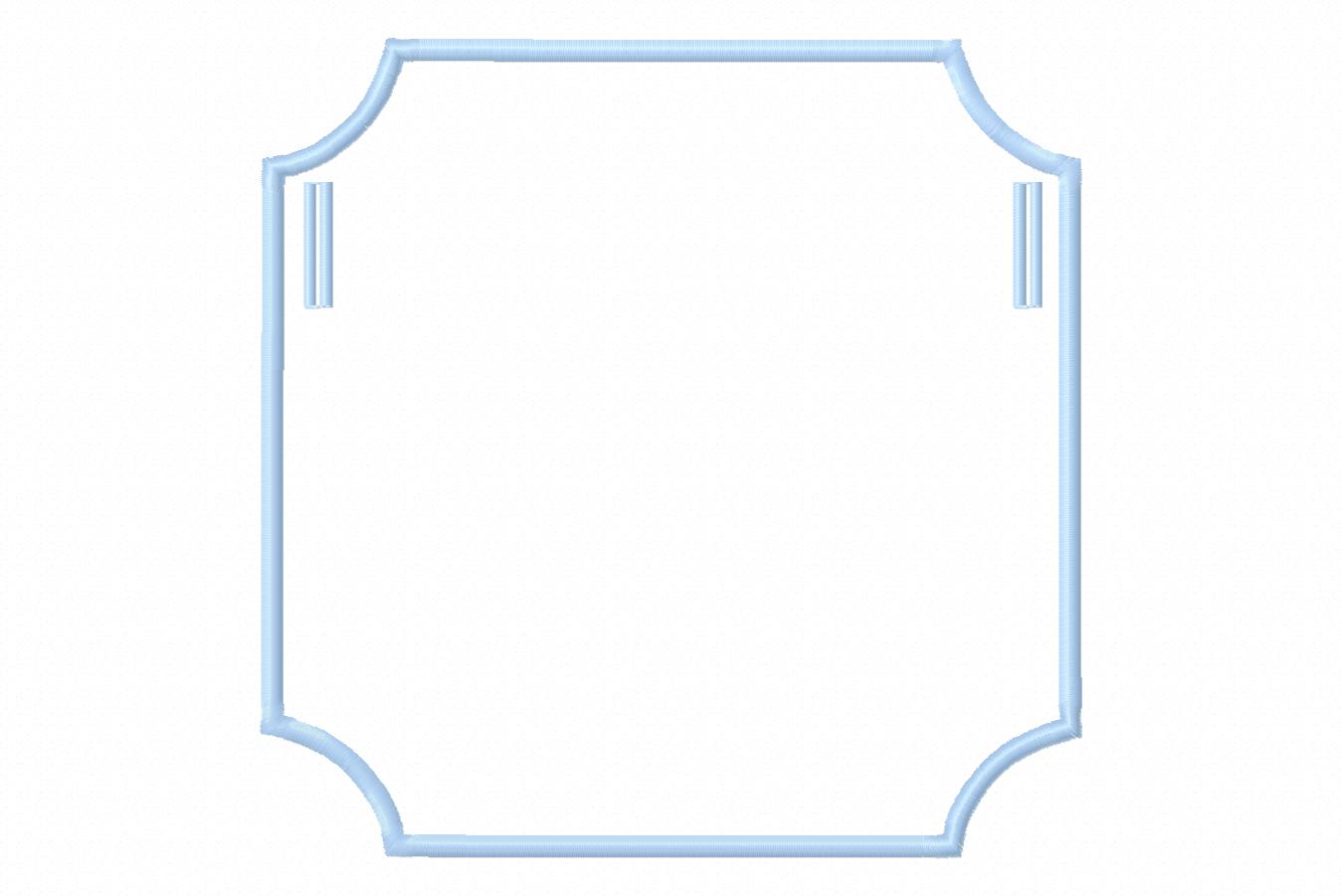 SCALLOPED CORNER BANNER FRAME 7299AAEW