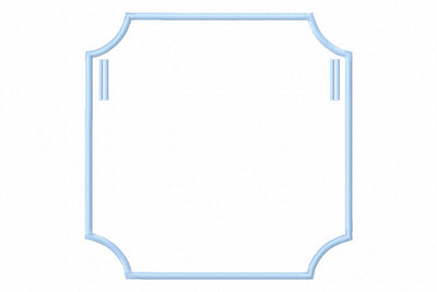 SCALLOPED CORNER BANNER FRAME 7299AAEW