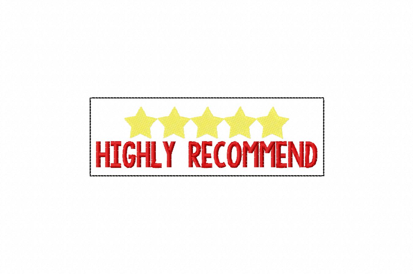 BOOKMARK 5 STAR HIGHLY RECOMMEND 7903AAEH