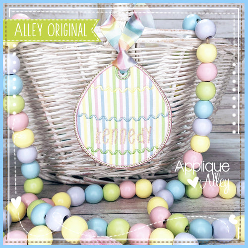 EASTER EGG BAG TAG 2 5434AAEH