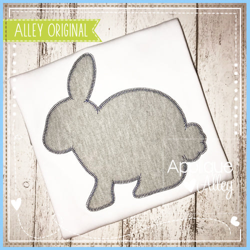 BLANKET STITCH BUNNY OUTLINE – appliquealley