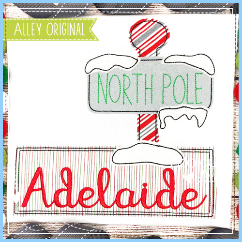NORTH POLE NAME PLATE 5190AAEH