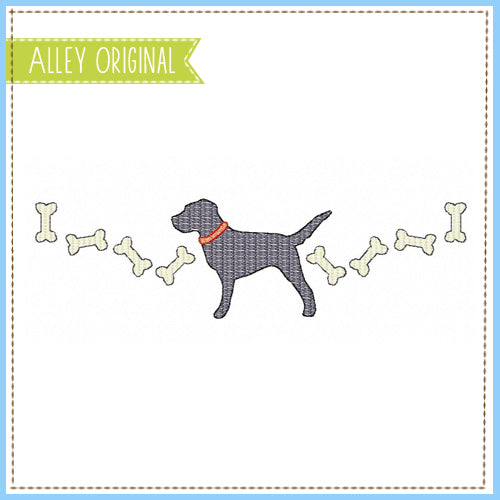 SCRATCHY LAB WITH BONES FRAME 5285AAEH
