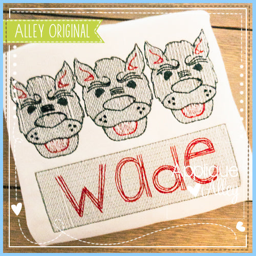 SCRATCHY NAME WOLF TRIO