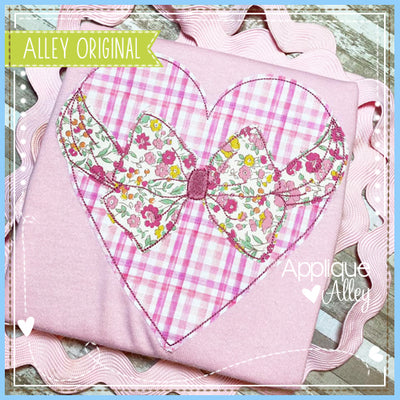 VINTAGE HEART WITH FANCY BOW 5359AAEH