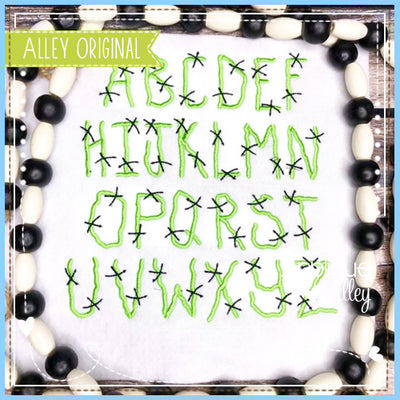 AA SCARY STITCHED FONT 6036AAEW