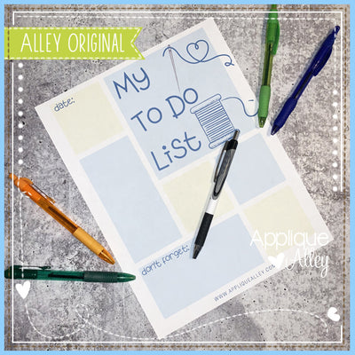 FREE! ALLEY TO DO LIST PRINTABLE 5176AAEH