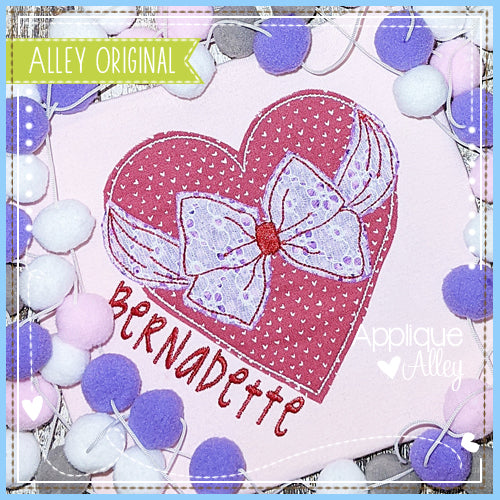 VINTAGE HEART WITH FANCY BOW 5359AAEH