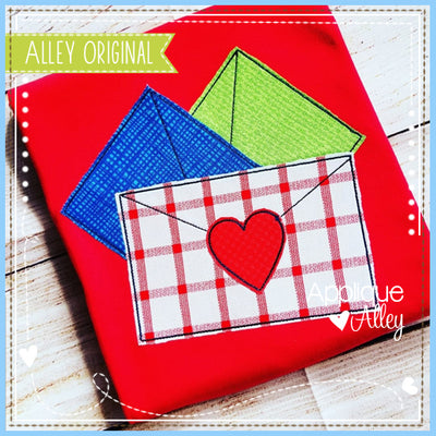 VINTAGE LOVE LETTERS WITH HEART 5361AAEH