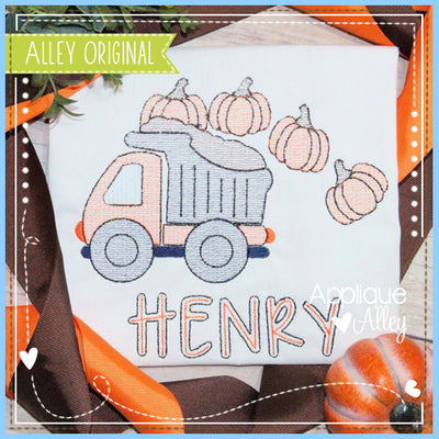 SCRATCHY DUMP TRUCK WITH PUMPKINS 5039AAEH