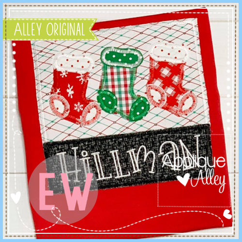 VINTAGE SATIN STOCKING TRIO FRAME  AAEW