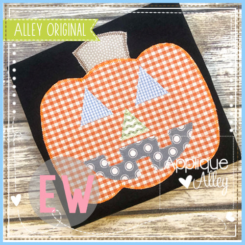 ZZ BOXY JACK O LANTERN APPLIQUE  AAEW