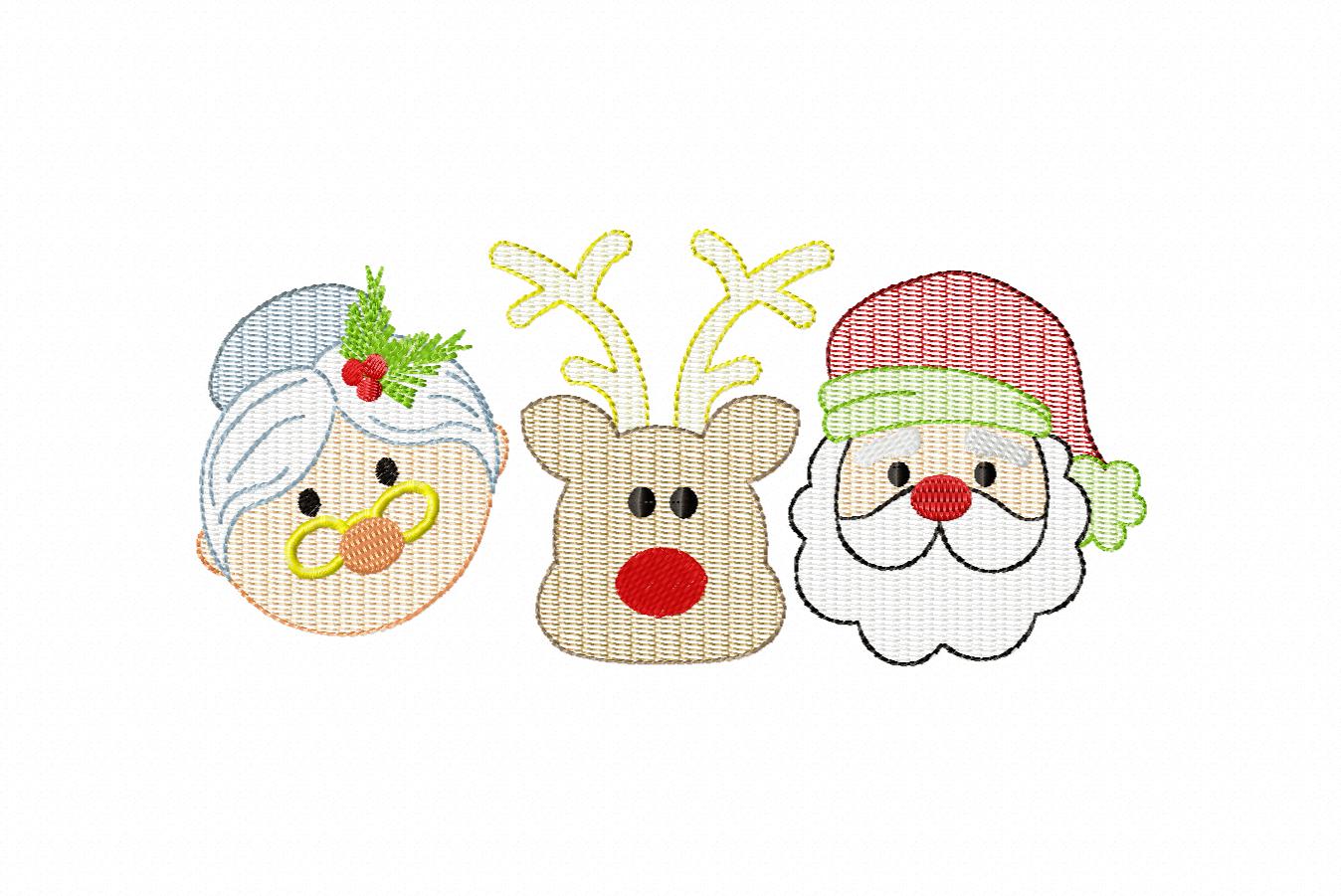 SCRATCHY CLAUS FAMILY TRIO 6865AAEH