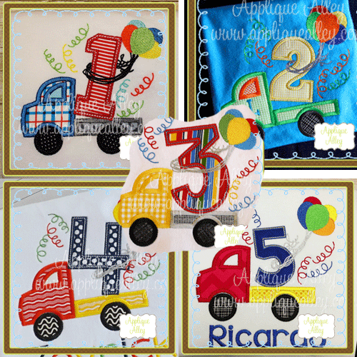 BIRTHDAY TRUCK SET