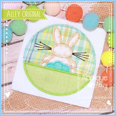 VINTAGE SATIN AVERY BUNNY IN SPLIT CIRCLE - AAEH